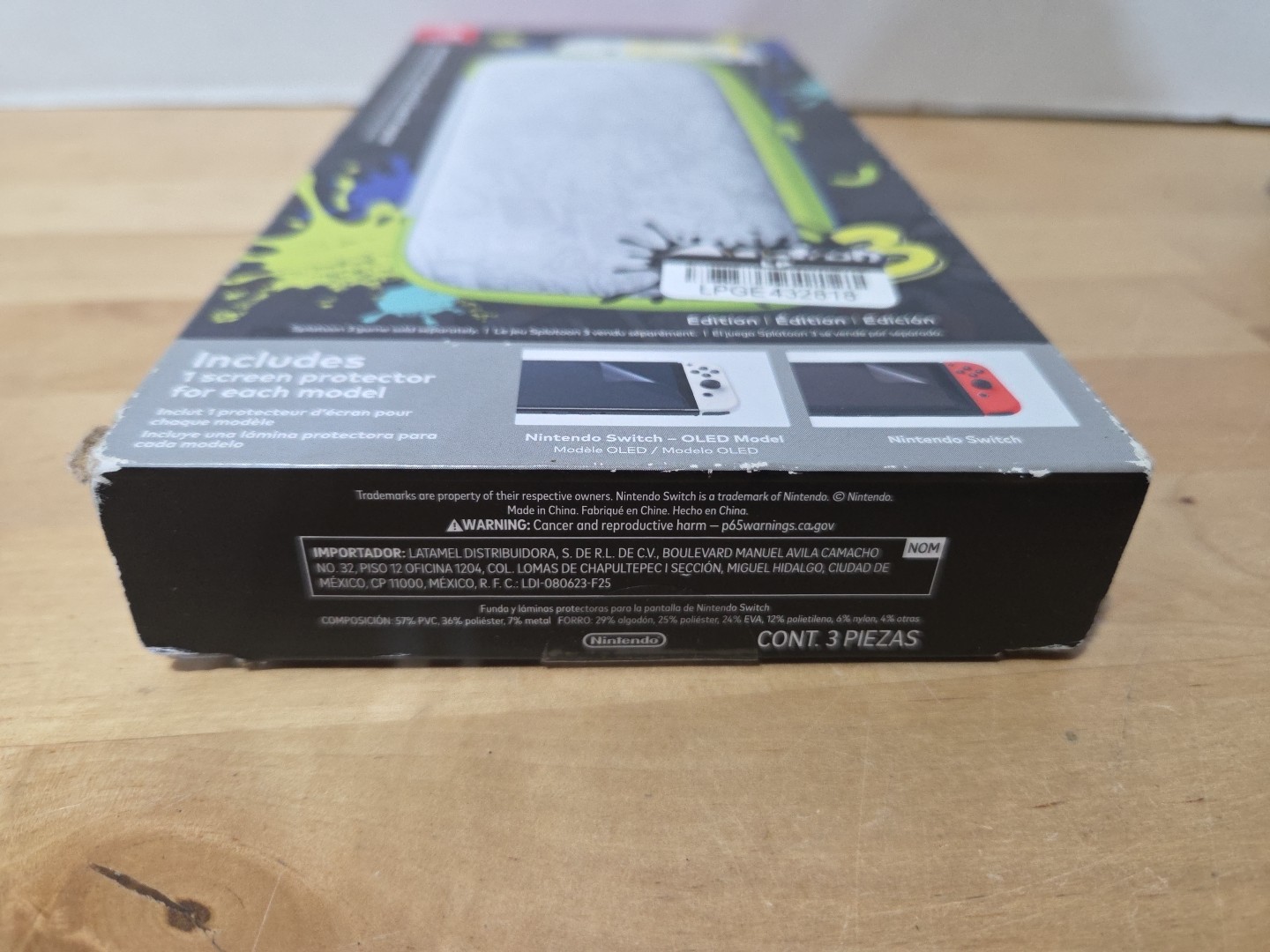 Nintendo Case & Screen Protector for Switch - Splatoon 3 Edition for ...