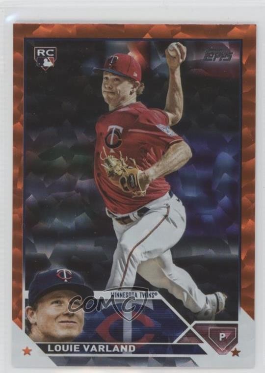 2023 Topps Series 2 Orange Foil /299 Louie Varland #441 Rookie RC 16mf