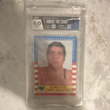 Topps 1987 WWF Andre the Giant #2 HGA 9.0 Wrestling Trading Card