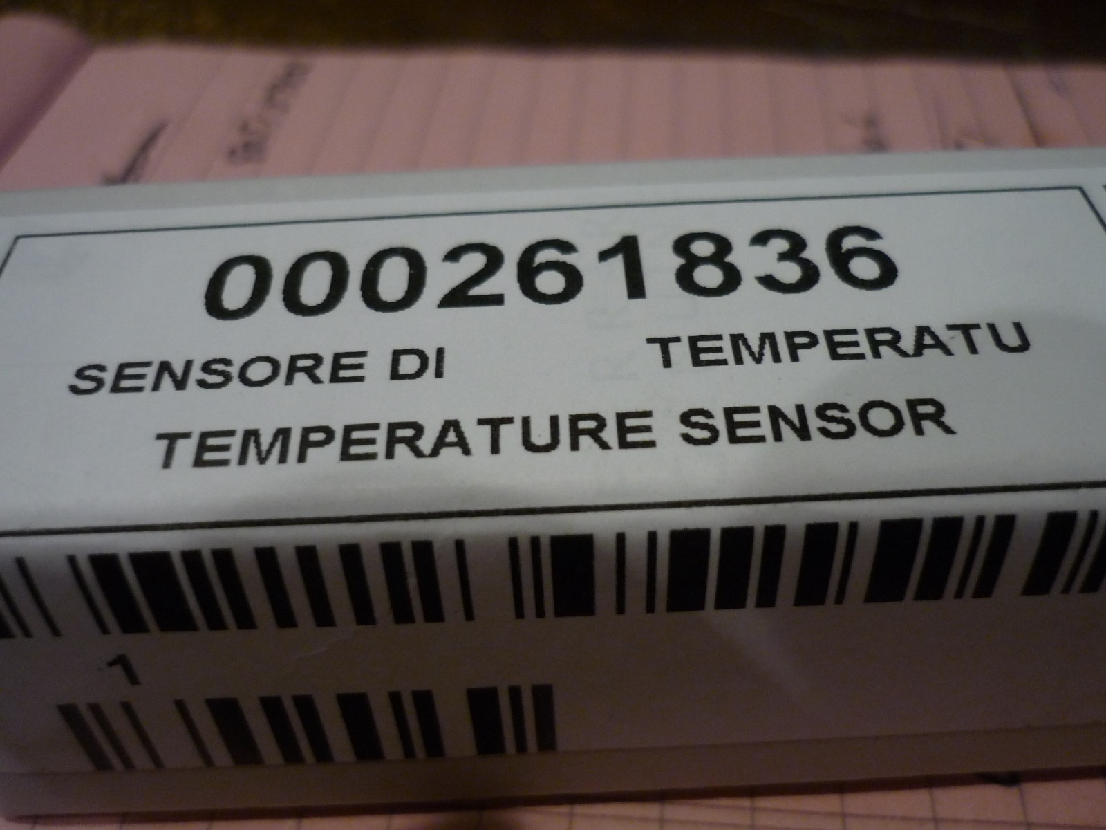 Ferrari FF Temperature sender P/N 261836