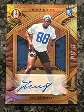 2021 Panini Gold Standard- Tre' McKitty AUTOGRAPHED ROOKIE CARD SP /199 Chargers. rookie card picture