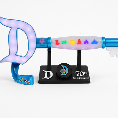Disney Parks Disneyland 70th Anniversary Display Stand for the Interactive Key