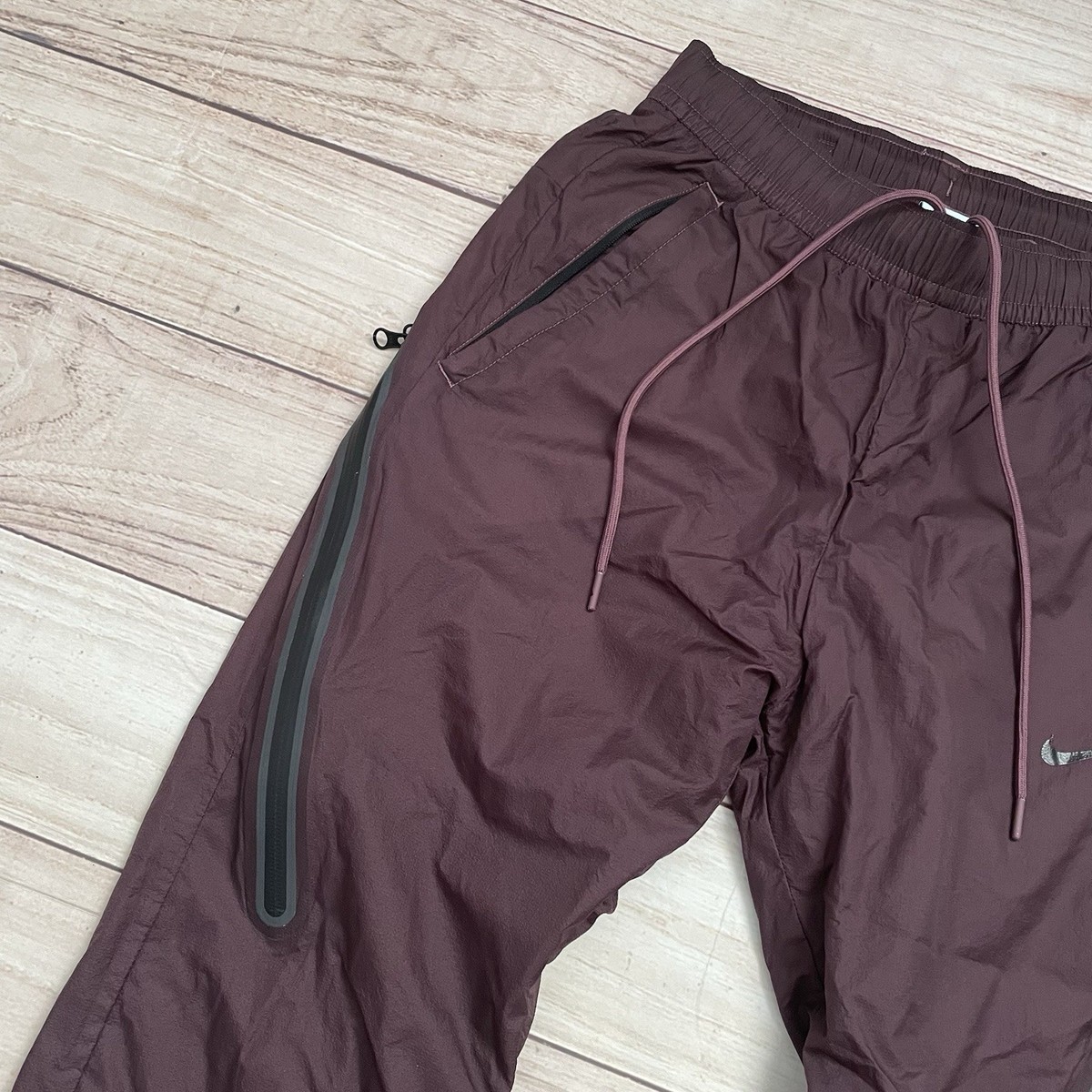 Nike x NOCTA NRG TRACK PANTS Wine DR2620-646 Adult Size XS Zippers