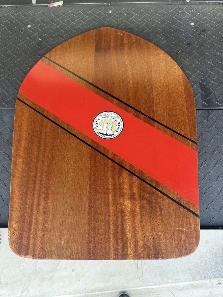 1960s Ten Toes Skim Board Fiberglass. Duke Kahanamoku. Rare