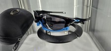 OAKLEY SPLIT JACKET SUNGLASSES POLISHED BLACK BLACK IRIDIUM POLARISED 