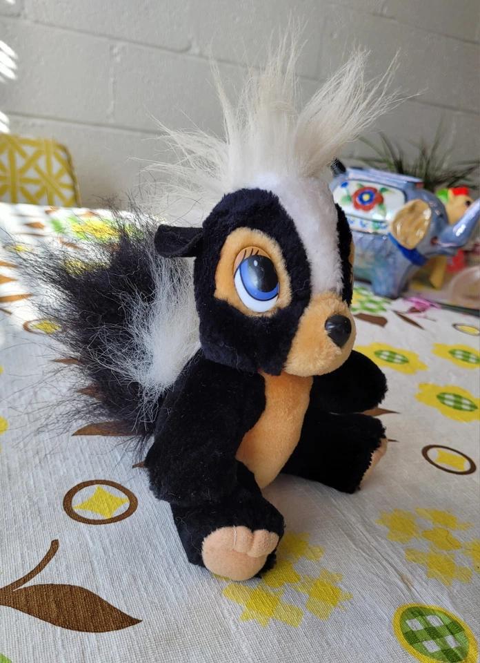 复古小鹿斑比花臭鼬毛绒沃尔特迪斯尼乐园世界 6.5 英寸 — 第 2/4 张图片