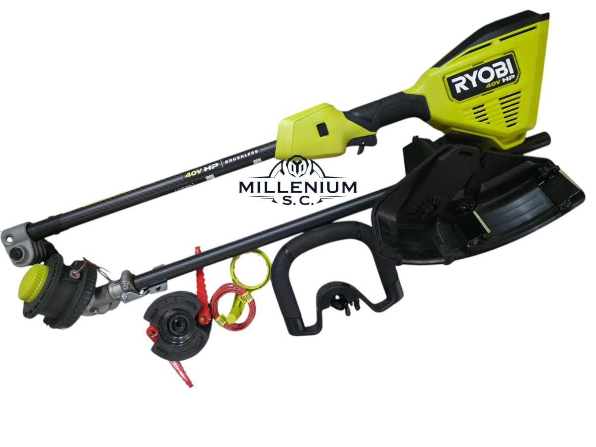 Grass Trimmer Ryobi 40v Weed Eater Battery Ryobi RY40205BTL 40V Cordless String Trimmer Weed Eater Tool Only