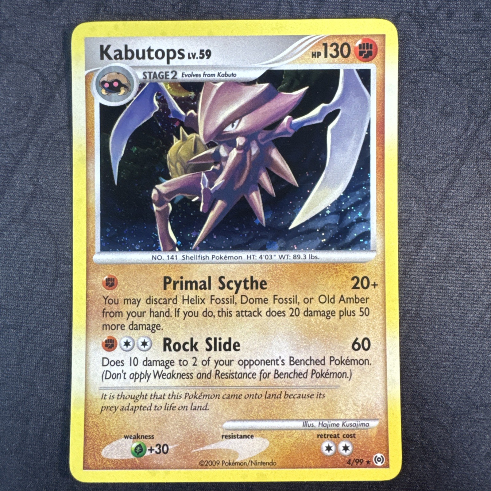 Kabutops 4/99 Arceus Holo Pokemon