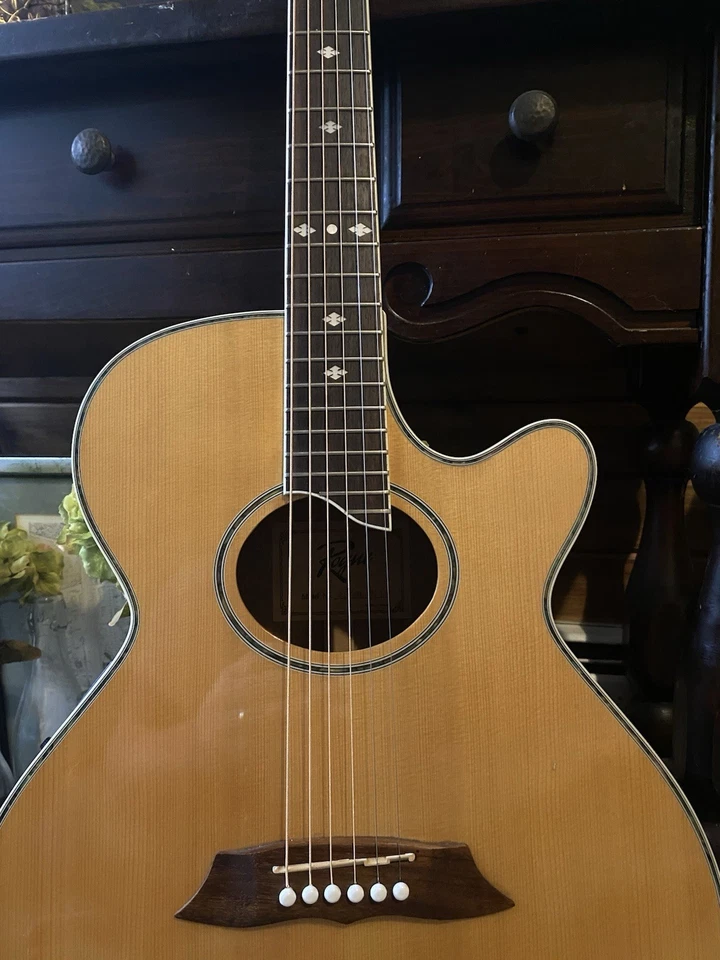 Guitarra Eléctrica Acústica Cort Seúl Rara Hecha en Corea Rogue AE200 ¡Hecha en Seúl! Foto 4 de 4