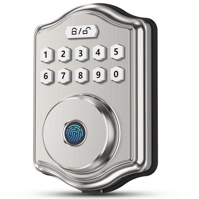 52Hz Fingerprint Door Lock Keyless Entry Door Lock Code Voice Guidance