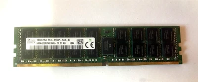 SK hynix 16GB 2Rx4 PC4-2133P-RA0-07 Memory HMA42GR7MFR4N-TF T1 AB 1344 (t4) - Image 1 of 3