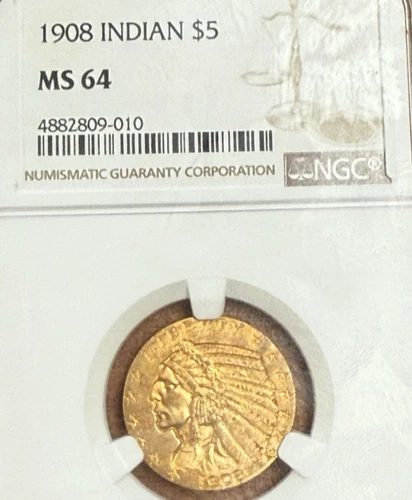 1908-P Indian Half Eagle — photo from another recent sale