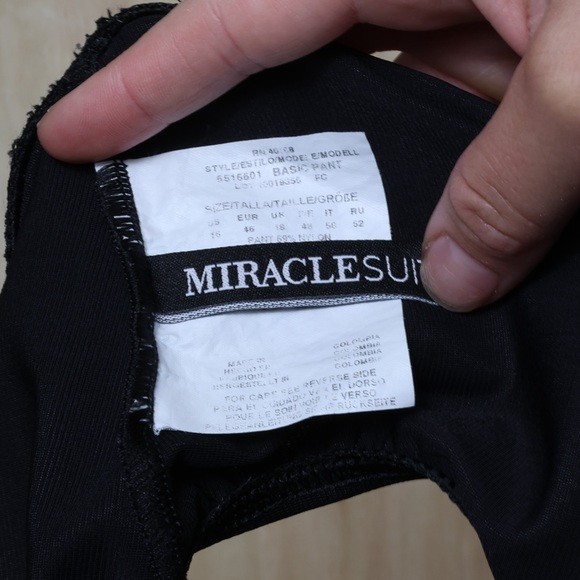 Miraclesuit Basic Pant Swim Bottom Black Size 16 - image 5