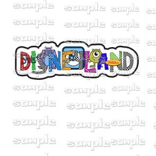 Disney PREMADE SCRAPBOOK PAPER PIECING-DISNEY-TITLE-DISNEY-DISNEYLAND