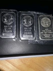 Sunshine Minting Company 1 oz .999 Fine Silver Bar 1 Is 1988 Unopened Lot Of 3
