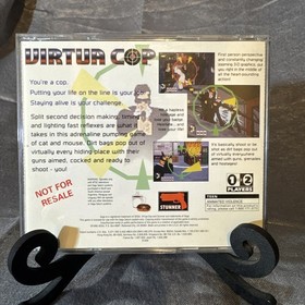 Virtua Cop (Sega Saturn, 1995) - Not For Resale Version