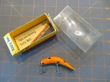 Lazy Ike in Box - Orange & Black Dots - 2 1/2 inch