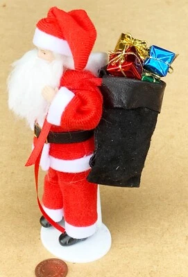 Ho Ho Father Christmas Calling Tumdee 1:12 Scale Dolls House Jingle All The Way