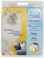 Soft Claws Cat Nail Caps Take-home Kit, Large, Clear , New, Free Shipping on sale Soft Claws Cat Nail Caps Take-home Kit, Large, Clear , New, Free Shipping on sale
