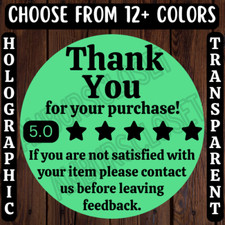 40 THANK YOU STICKERS 2