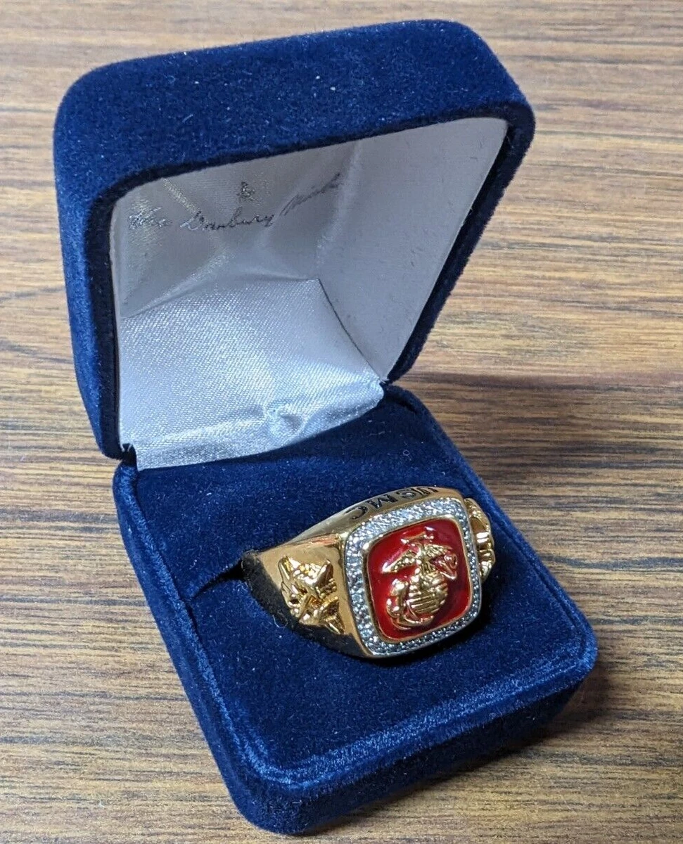 Danbury mint shop marine corp ring