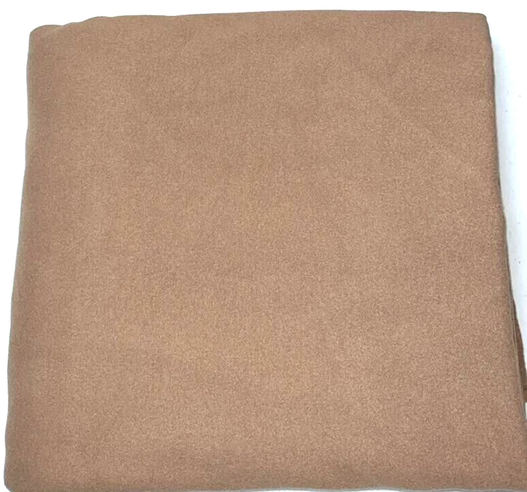 Italienischer schwerer camelfarbener Wollstoff für Anzüge, Mäntel 150cm breit