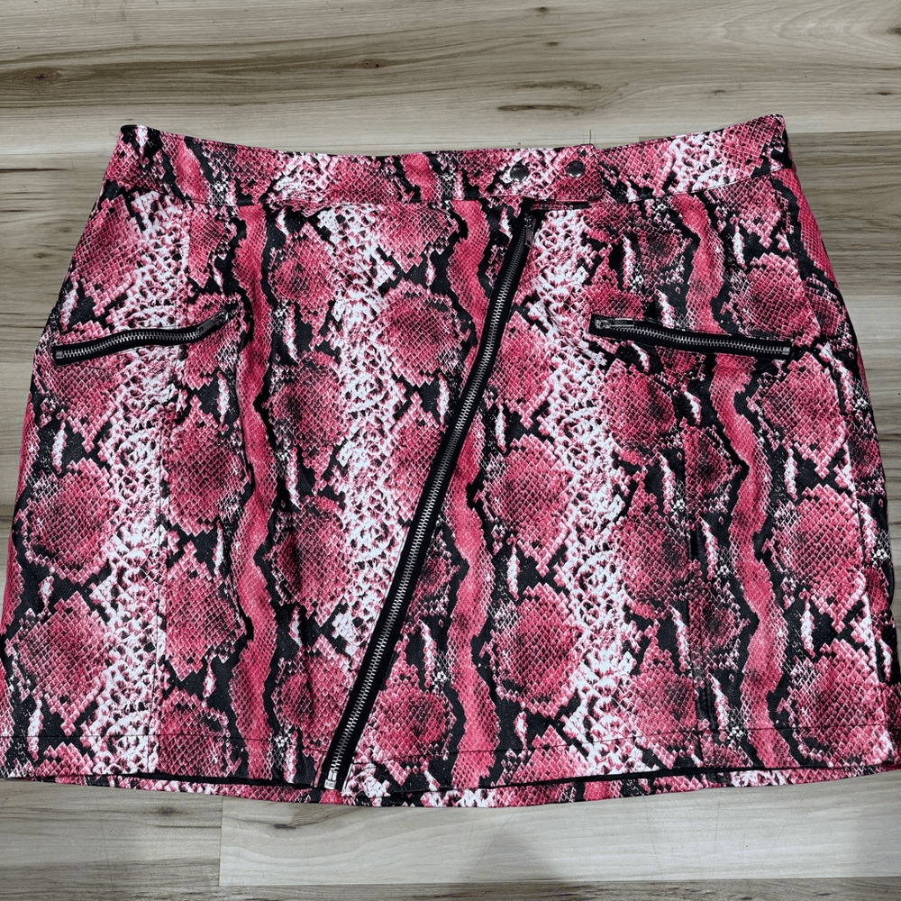 Fashion Nova Slither Over Here Snake Print Skirt … - image 1