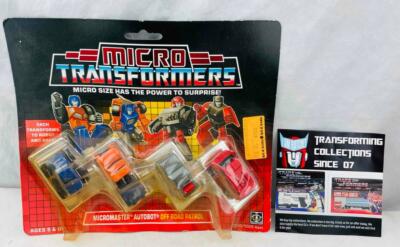 Transformers Original G1 1989 Micromaster Off Road Patrol MOSC Sealed