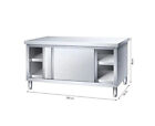 <!--F#f_0-->Stainless Steel Commercial Grade Work/Kitchen Table with Storage Cabinet<!--F/-->