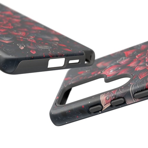 Red Mandala Lotus Floral - Phone Ink Cover Case for iPhone, Galaxy, Pixel - 第 200/281 張圖片