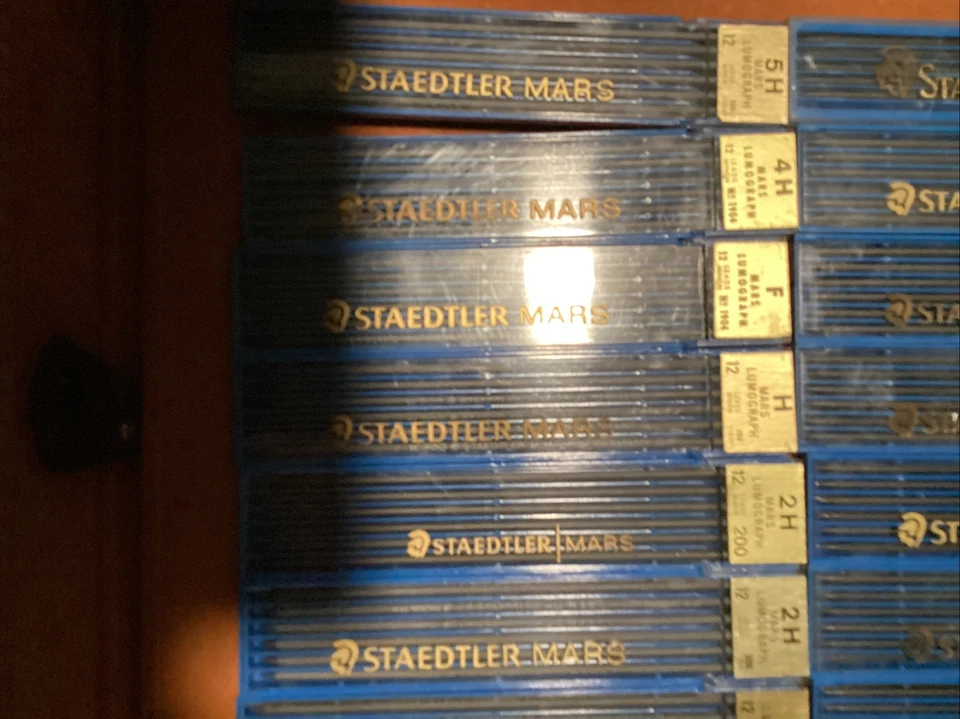 STAEDTLER MARS LUMOGRAPH Leads 2H 3H 4H 5H HB 9H H  F Lot  Over 250 Nos - Image 4 of 4