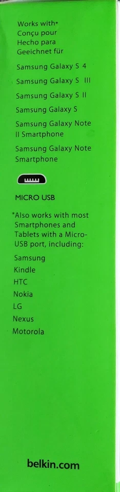 Cargador de coche Belkin 2 puertos + Cable Micro USB de 4 pies (1,2 m) Foto 3 de 4