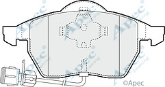 PAD789 GENUINE APEC FRONT BRAKE PADS FOR AUDI A6  -- NEXT DAY --