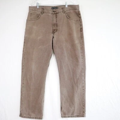 Marks & Spencer Jeans Mens 38x29 Autograph 5-Pocket Pants Trousers Casual Brown - Image 1 of 4