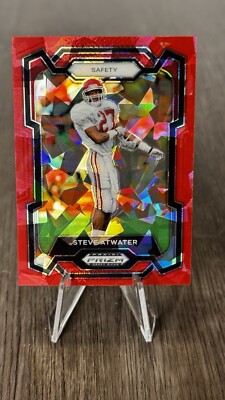 2024 Panini Prizm Draft Picks - Red Ice Prizm #91 Steve Atwater