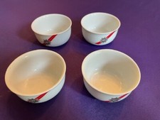 TWA Salad/Dessert Bowls by Abco Int'l / Set of 4 / Very Good Condition