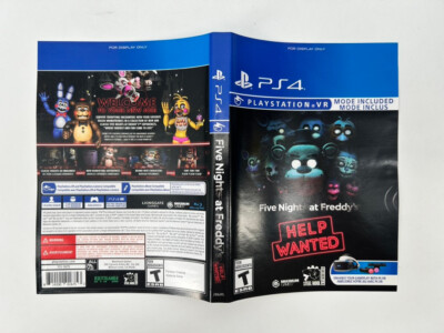 Five nights at Freddy's help Wanted PS4 GameStop Promotional Display Artwork