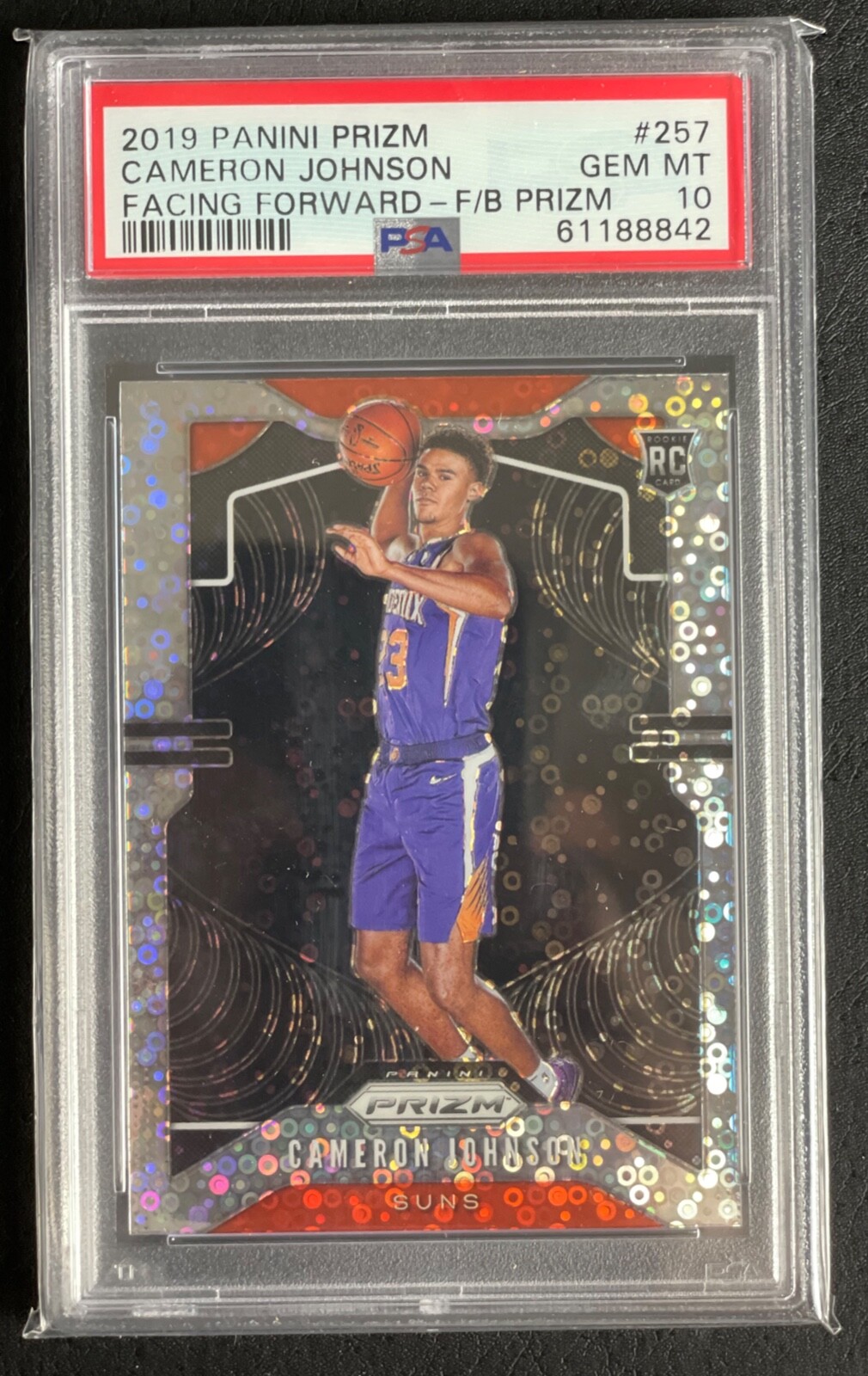 Cameron Johnson PSA 10 GEM MINT 2019-20 Panini Prizm Fast Break Variatio RC #257