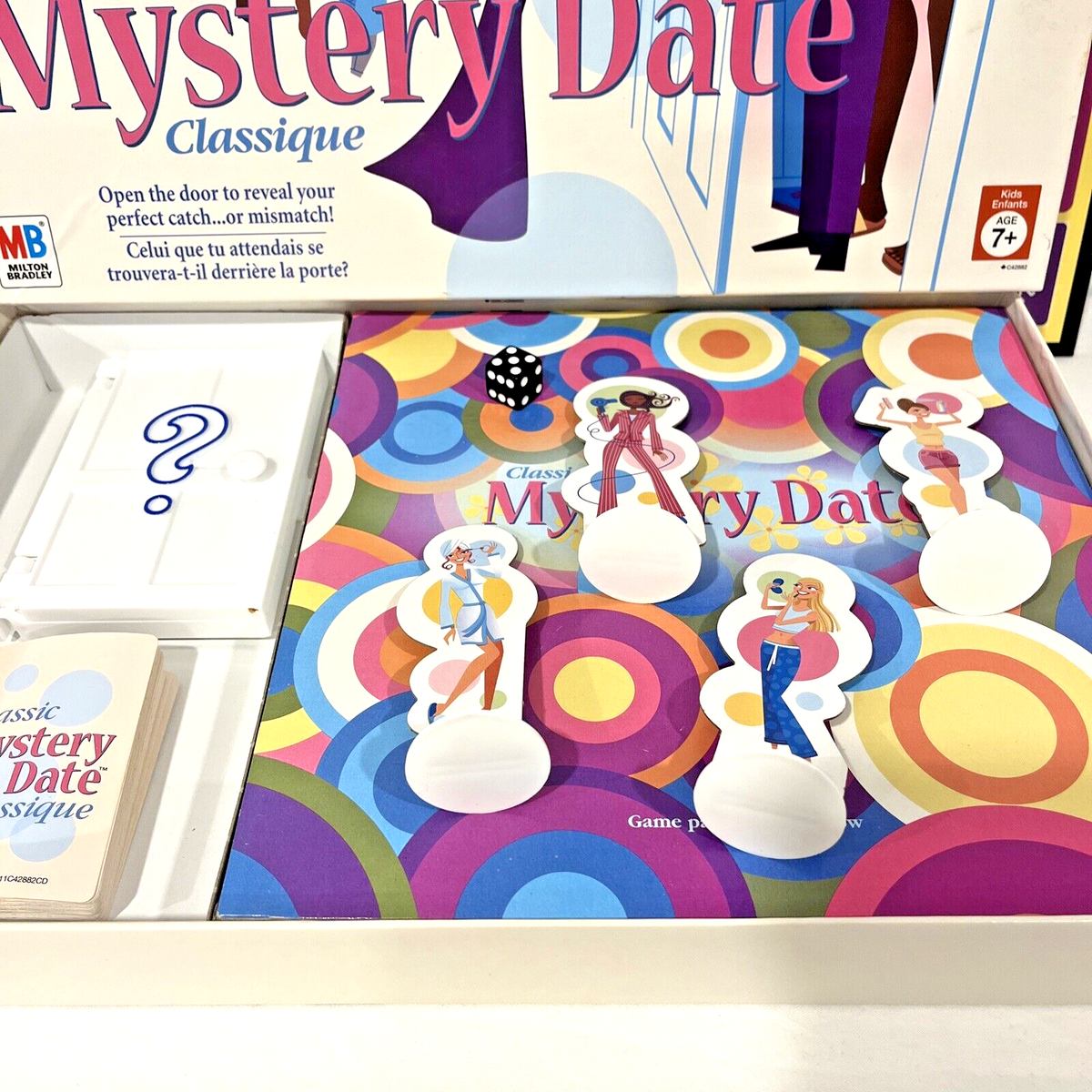 CLASSIC MYSTERY DATE BOARD GAME COMPLETE BILINGUAL SET MILTON