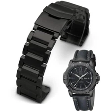Metal Replacement Watch Band Fits Luminox Modern Mariner Blackout 6501.BO #5002