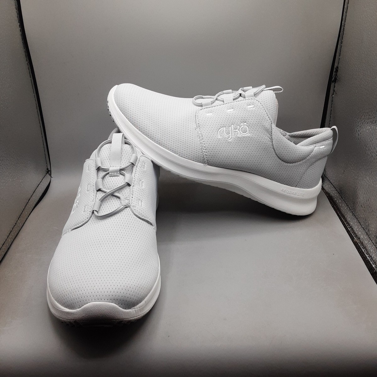 ryka スニーカー ホワイト／グレー Ryka Renew Recovery Slip-on Sneaker Women's 9.5M Grey 3 C90 | eBay