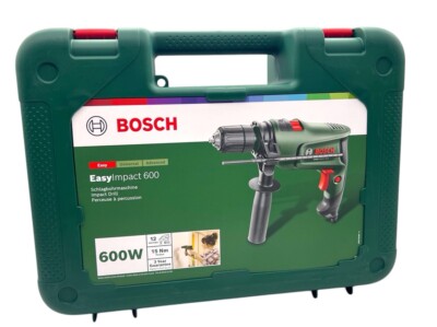 BOSCH Schlagbohrmaschine EasyImpact 600 (15 Nm, 600 Watt, im Koffer) | Neu & OVP