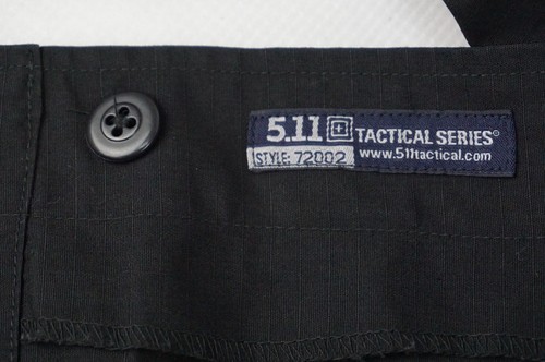 5.11 Tactical 71002 Long Sleeve Tactical Shirt Black Large Mens - Picture 8 of 8
