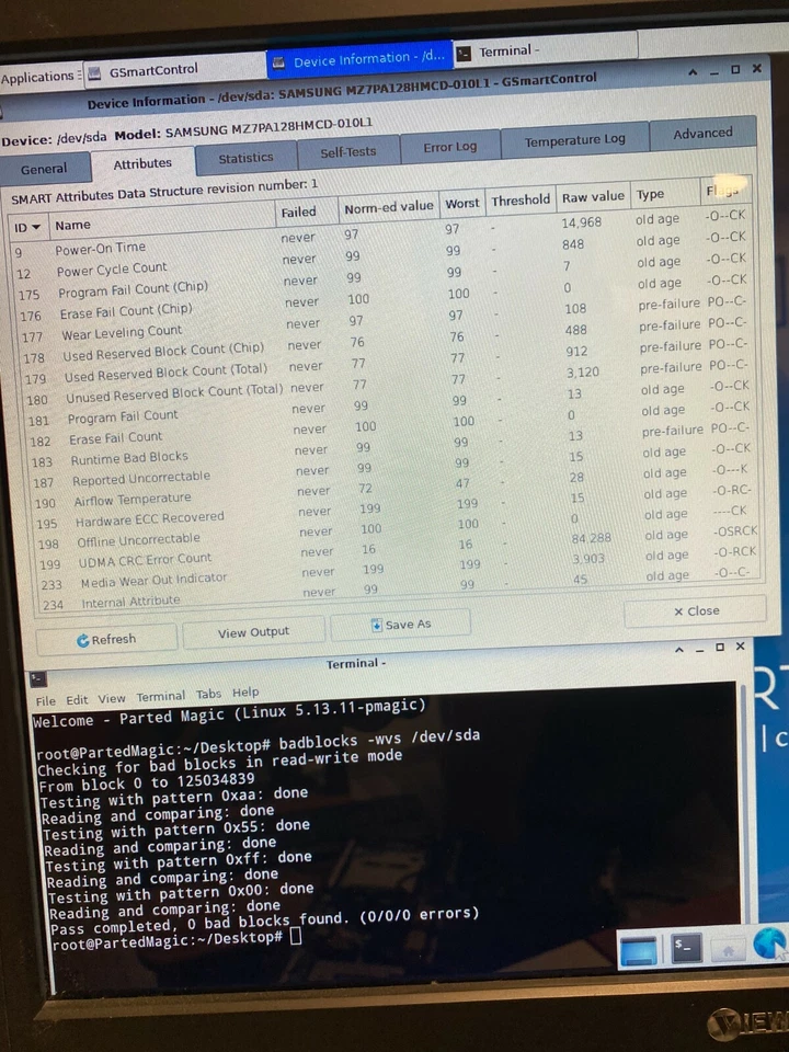 Lenovo Samsung 128GB Internal 2.5" (MZ7PA128HMCD-010) SSD - Image 4 of 4