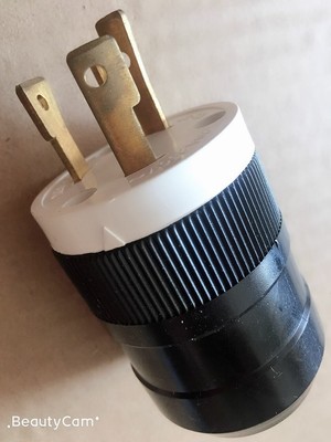 L6-30P Plug 3 Wire 30Amps Male 250V  Approval Safety for L6-30R Outlets