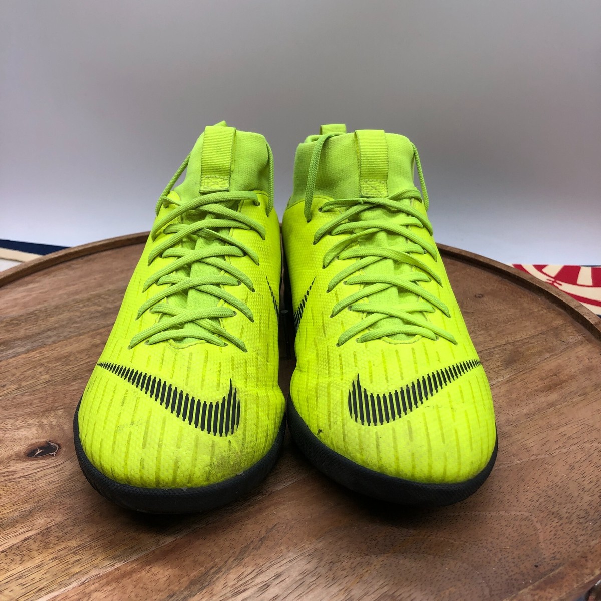 Nike Jr Superfly 6 Academy GS Indoor Soccer Shoe Volt/Black Youth