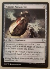 1x Angelic Armaments Commander Legends Magic the Gathering MTG NM