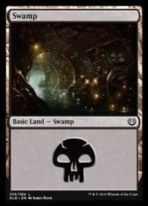 Swamp (256) - Foil x1 - Kaladesh - NM-Mint, English - Kaladesh