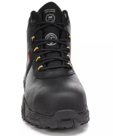 Men's SKECHERS Work Treadix Trental Goodyear Boot, 200083 /BLK Multi Sizes Black image 4