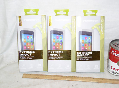 3 NEW PureGear Extreme Impact Screen Protector for Samsung Galaxy Core Prime USA